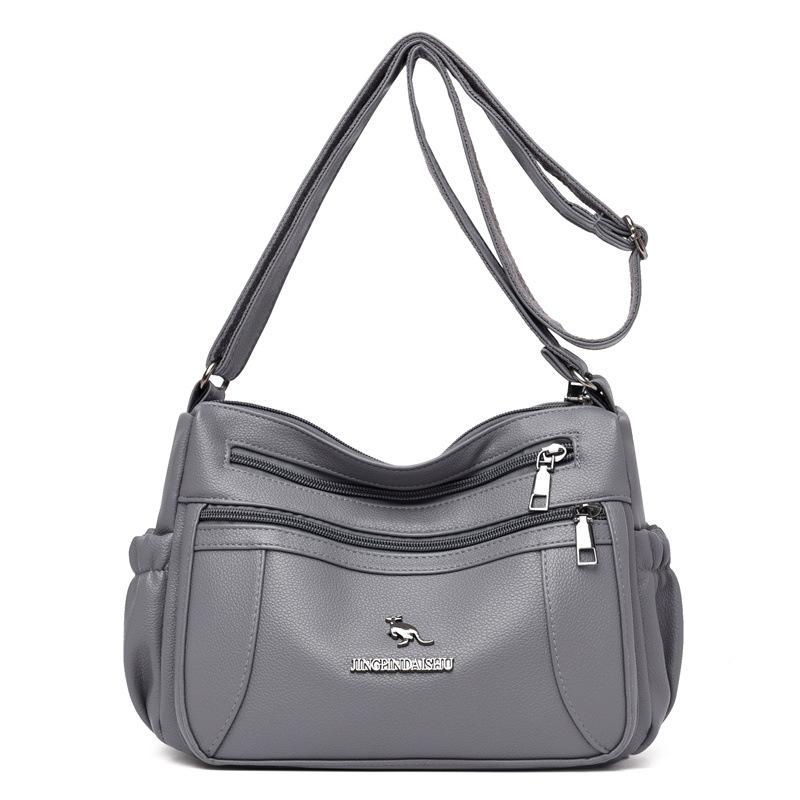 

Женская сумка Новая Минималистичная Универсальная Сумка через плечо Большая Вместимость Многоотделений Сумка кроссбоди Модная Винтажная Сумка для мамы