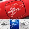 Auto Tankdeckel Aufkleber Cool Dekorativ Kreativ Aufkleber Für C1 C3 Grand C4 Picasso C4L C5 C6 VTS C-ELYSEE DS Saxo sdfh52