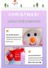 Christmas Snowman Plush Doll Ornament