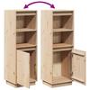 Highboard 37 X 34 X 110 Cm Solid Pine Wood