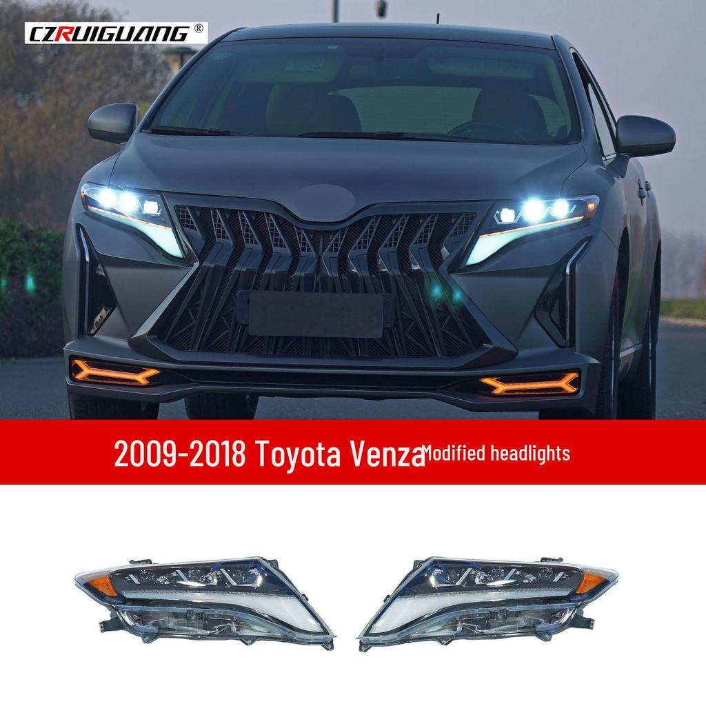 Fits 09-18 Toyota Venza GT850: Modified Body Kits, Grille, Headlights & Taillights.