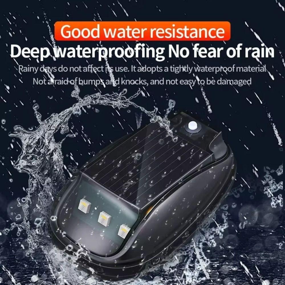 RGB Solar LED Flash Light Waterproof Roof LED Navigation Light Roof Strobe Lights  Vehicle Safety