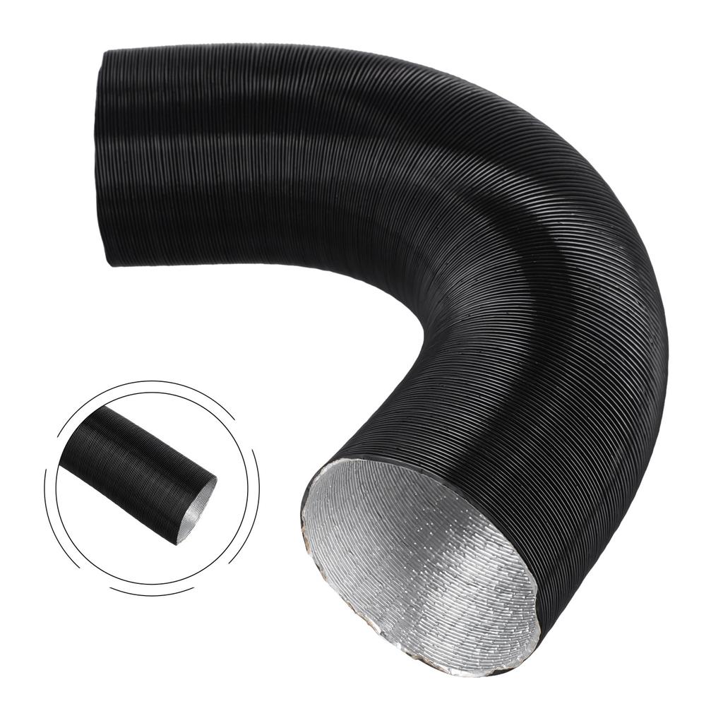 For Heater Installation Air Diesel Parking Heater Hose Air Heater Duct Aluminum Foil Material Flexible Installation