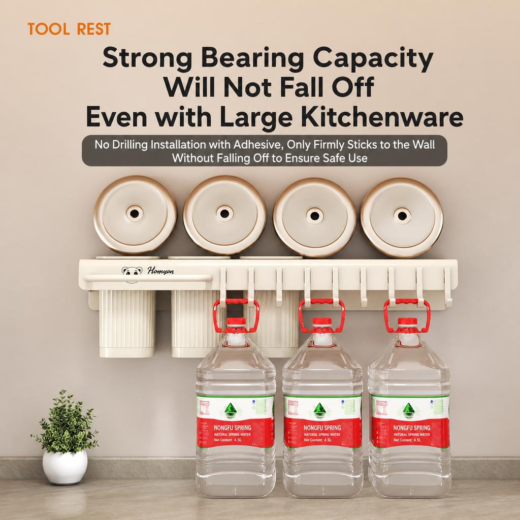 Knife Holder Kitchen No-Drill Carbon Steel