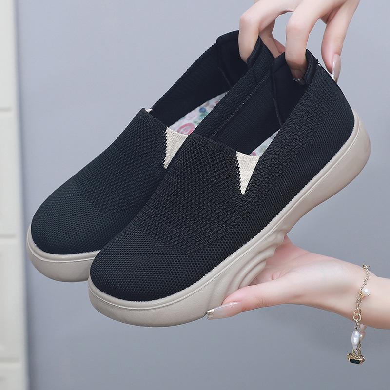 ****** and Autumn New Old ******* Cloth Shoes Fashion Versatile Fisherman Shoes S**t and Comfortable Mom Shoes Non-slip One-pedal Single Shoes