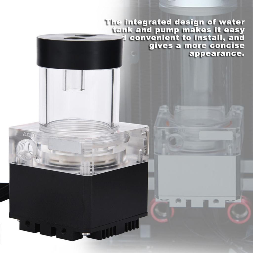 800LH Computer Pump 4 Meters Pump Head Fast Heat Dissipation Computer Water Pump ‑ 4.72in Black