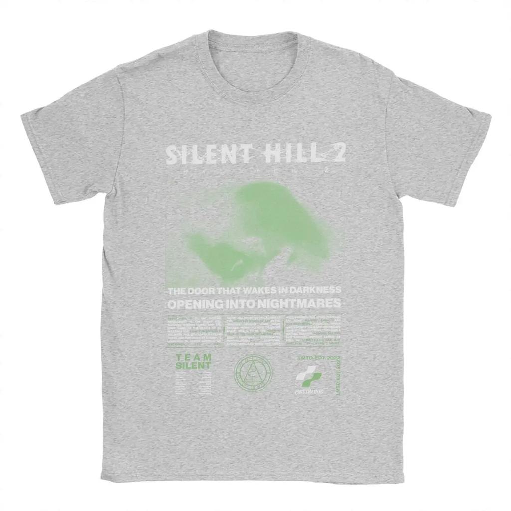 2026 Unisex Silent Hill 2 T Shirts Cotton Clothing Casual Short Sleeve Round Neck Tee Shirt Adult T-Shirts Hip Hop Streetwear Oversized Tshirt