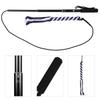 Dog Toys Retractable Stick Cat Teaser Training Play Wand Pet Get More Exercise(Black L)