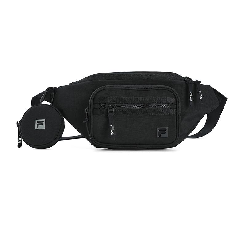 New FILA Fabric Fanny Pack Men's Jet Black A13M521109FBK