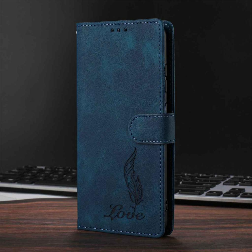 Quill Pen Embossed Pattern Flip Card Design Wallet Case for Infinix Smart 8/itel A70/Tecno Spark 20,Pop 7,Pop 8,Pova 5,Neo 2,Spark Go 2023...(8-Color)