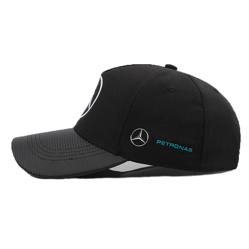 Mercedes AMG Racing Men's Baseball Cap Adjustable Sun Hat Official Licensed Breathable Comfortable Black