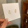 South Korea Dongdaemun Eight-Pointed Stars Delicate Earrings Girl Silver Needle