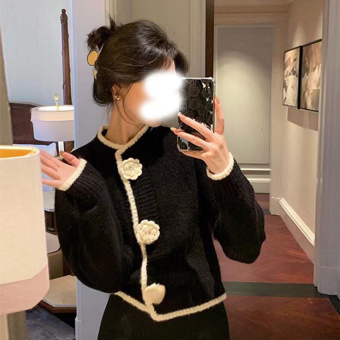 

Белый ленивый мягкий и липкий вязаный кардиган свитер куртка для женских осенних и зимних нарядов S