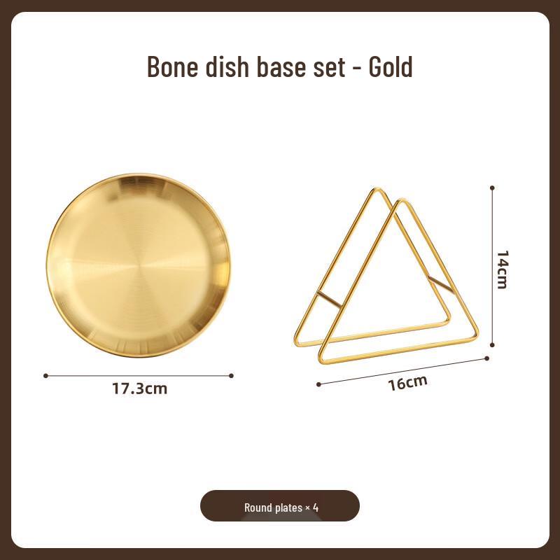 Stainless Steel Bone Dish Set