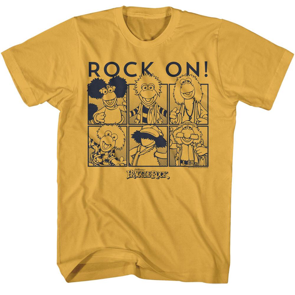 Fraggle Rock Jim Henson 80 Rock On Halftone Fraggle Pictures Men T Shirt XL