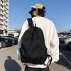Simple Nylon Backpack for Students Large Capacity School Bag for High School College