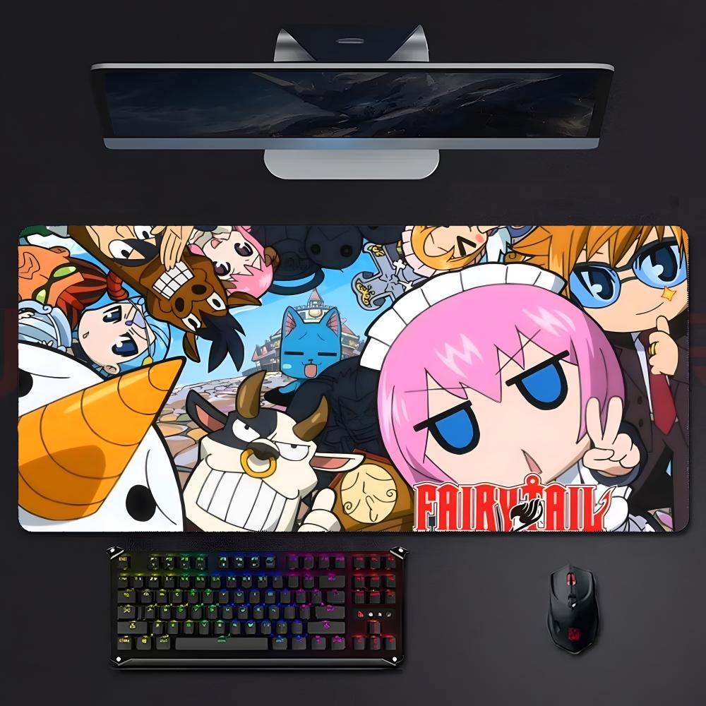 Brave Classic Anime Ffairy Tail Mouse Pad Large Gaming Mousepad With Stitched Edges Thickened Desk Mat Pc