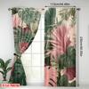 Tropical Leaf Curtains Boho Jungle Botanical Window Drapes Aesthetic Floral Print Large Monstera Leaf Curtains for Bedroom Livin