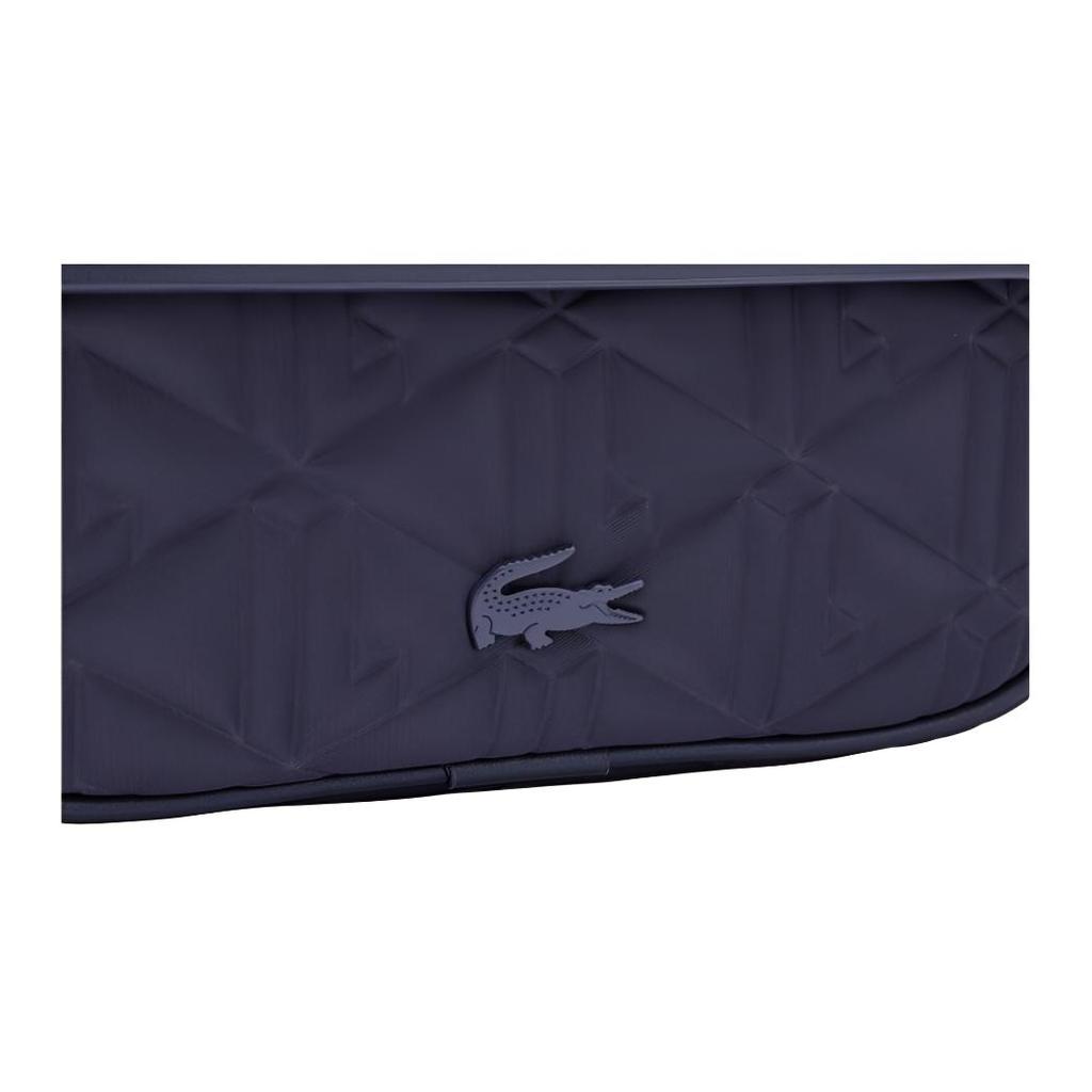 Lacoste Einfarbige Reißverschluss-Umhängetasche Herren-Schultertasche Dunkelblau Grau NH5285BG