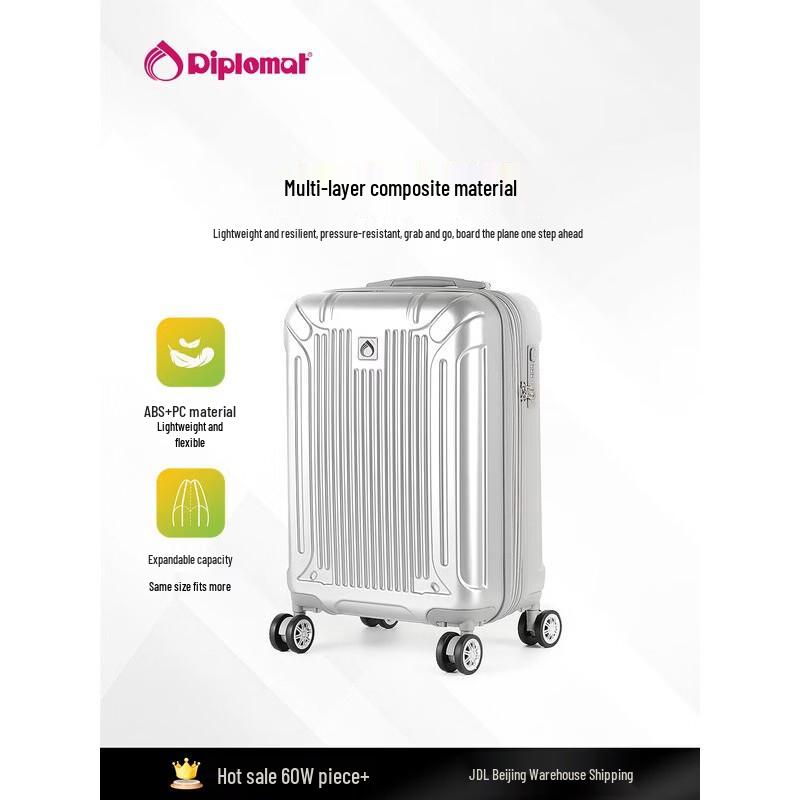 Diplomat TC-6012 20-inch Expandable Hardside Carry-On Luggage