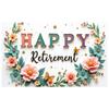 Retirement Backdrop Nature-inspired Party Display Retirement Display Butterfly Design Celebration Backdrop For Retirement