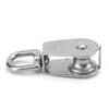 Single Pulley Universal 316 Stainless Steel Swivel Wheel Hanging Tool Fit for Ships Boat