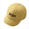 Short Brim Solid Color Dad Hat Adjustable Fashion New Unisex Hip Hop Spring Summer Soft Snapback Custom Logo Baseball Cap