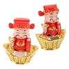 God of Wealth Statue Sunlight Power Vivid Delicate Nodding God of Wealth Ornament Gift