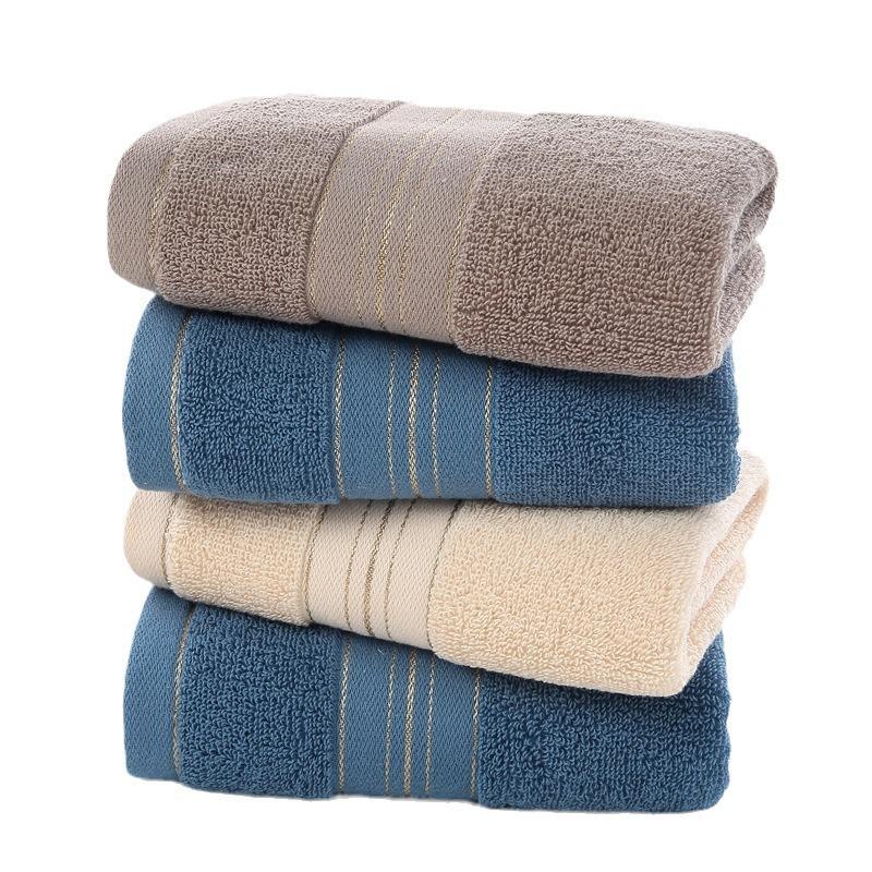 Soft & Thick Pure Cotton Towel - Absorbent & Quick-Dry for Face & Bathing