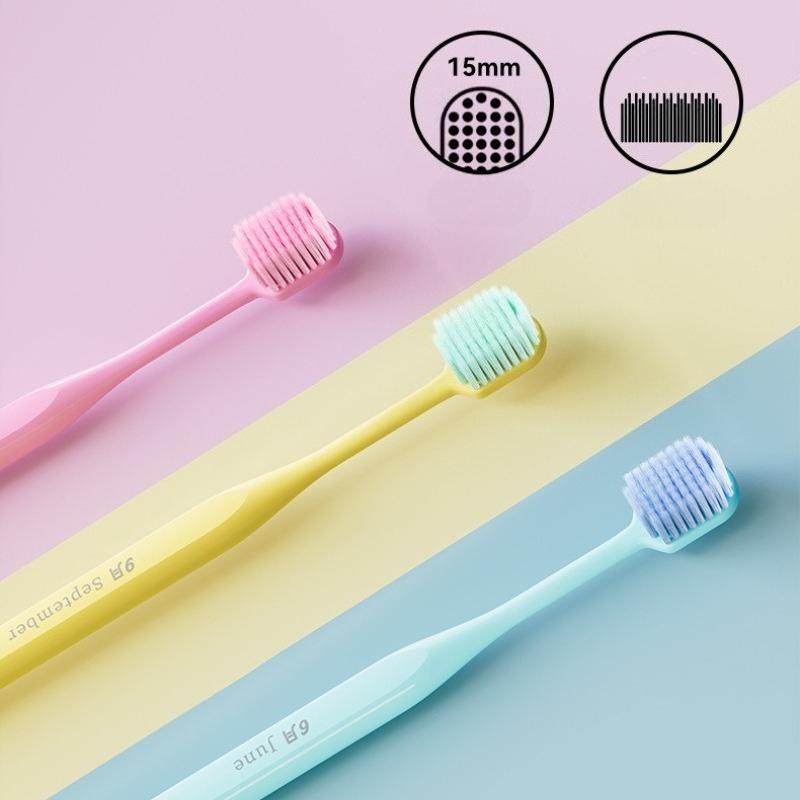12pcs/set Soft Bristle Toothbrush Individually Packaged Toothbrush Portable Adult Toothbrush Oral Care Tooth Cleaning Tool