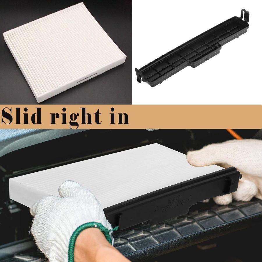 Cabin Air Filter & Filter Access Door Compatible with 1500 2500 3500 4500 5500 A