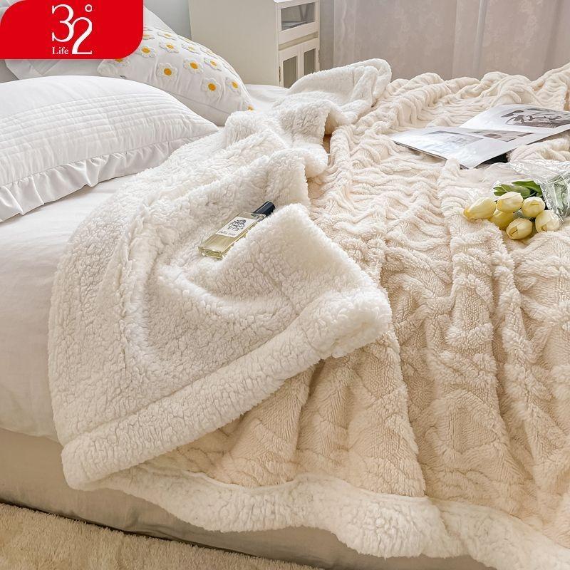 1 Stück Jacquard Sherpa Gewichtsdecke 10 lbs für Erwachsene - Weiche, warme und verdickte Beruhigungsdecke für ultimativen Komfort