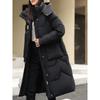 Long Winter Jacket Coat Women Down Cotton Jackets Warm Hooded Parkas Outwear Female Thick Cold Snow Wear Coats Puffer Jacket