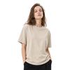 Damen Oversized Schweres T-Shirt 230GSM Baumwolle Lässig Lockerer Schnitt Kurze Ärmel Basic Tee Sommer Streetwear Oberteil