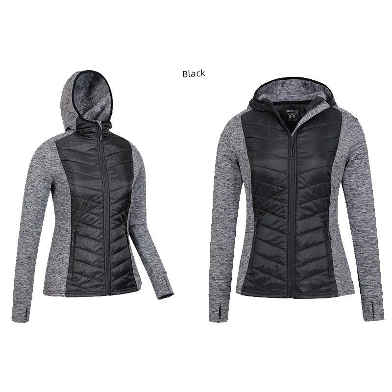 

Export Export Women s plus Size Sports Coat Ultra Light Warm-Keeping Cotton Clothing Zipper Outwear Hooded Loose Casual 186 Black Size 8(Suggested 47.50 kg-52.50 kg)