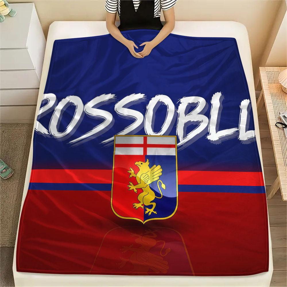 Genoa logo Blanket, High quality Comfortable for All Seasons, Home Decor, Warmth and Comfort