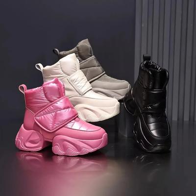 Ankle Boots Winter Women's Shoes Waterproof Fashion Snow Boots Thick Soles Warm Comfortable Women's Platform Boots