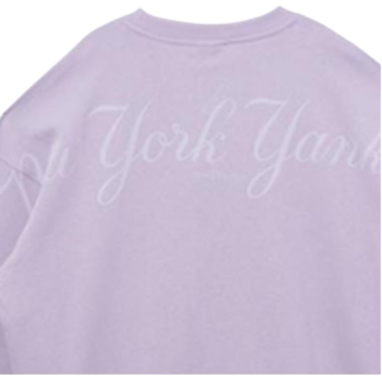 New Era SS22 Solid Color Crew Neck Long Sleeve Sweatshirt Unisex sweatshirt Purple 13095683