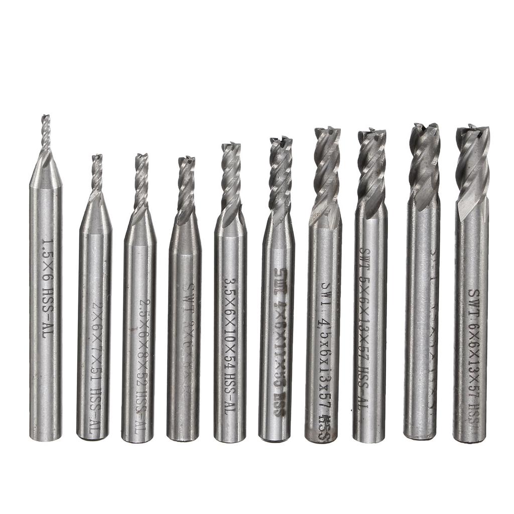 3.5mm 4 Flute HSS & Aluminum End Mill Cutter with Super Hard Straight Shank 3.5mm 4 Flute HSS & Aluminum End Mill Cutter with Super Hard Straight Shank