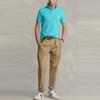 Polo Ralph Lauren SS22 Logo Solid Color Short Sleeve Polo Shirt Men Tops Blue MNPOKNI1N821717-400