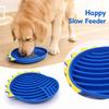 Silicone Slow Feeder Bowl for Dogs and Cats, Non-Tip Pet Food Dish, Puppy Dog Bowl