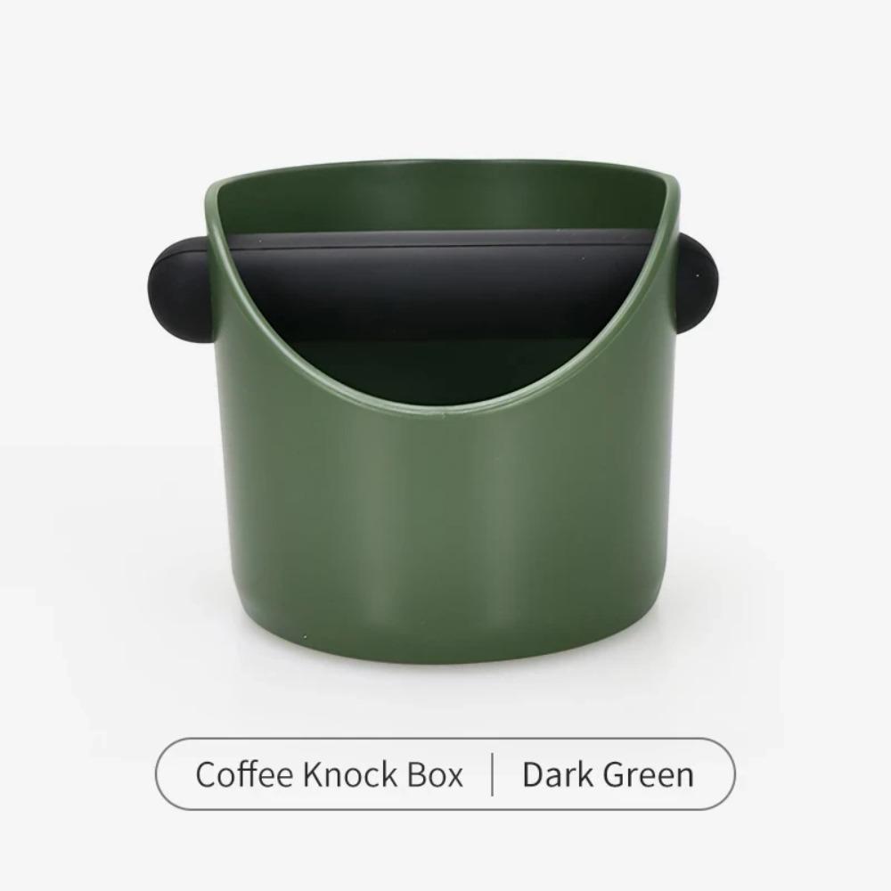 Coffee Knock Box Anti Slip Shock-absorbent Coffee Grind Dump Coffee Grind Knock Espresso Grind Dump Waste Bin Cafe For Barista
