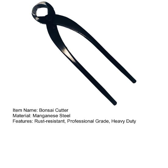 Bonsai Concave Branch Cutter Manganese Steel Heavy Duty Bonsai Clipper Professional Bonsai Tool for Precision Branch Pruning Bonsai Training