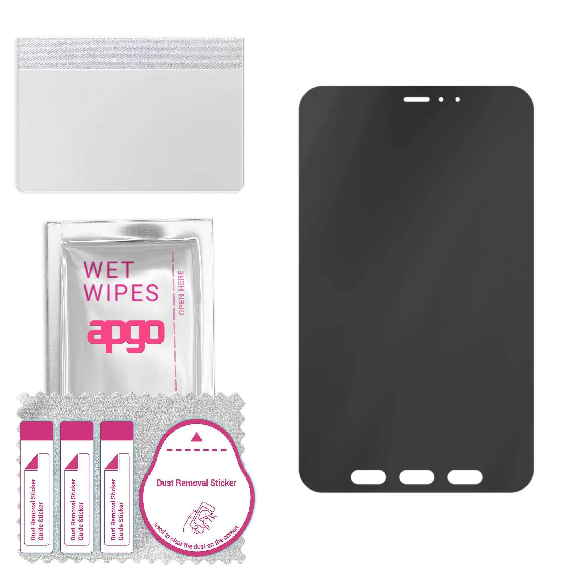 

apgo Privacy Matte Hybrid protective glass compatible with Samsung Galaxy Tab Active3, flexible nano glass, great replacement for tempered glass, scra