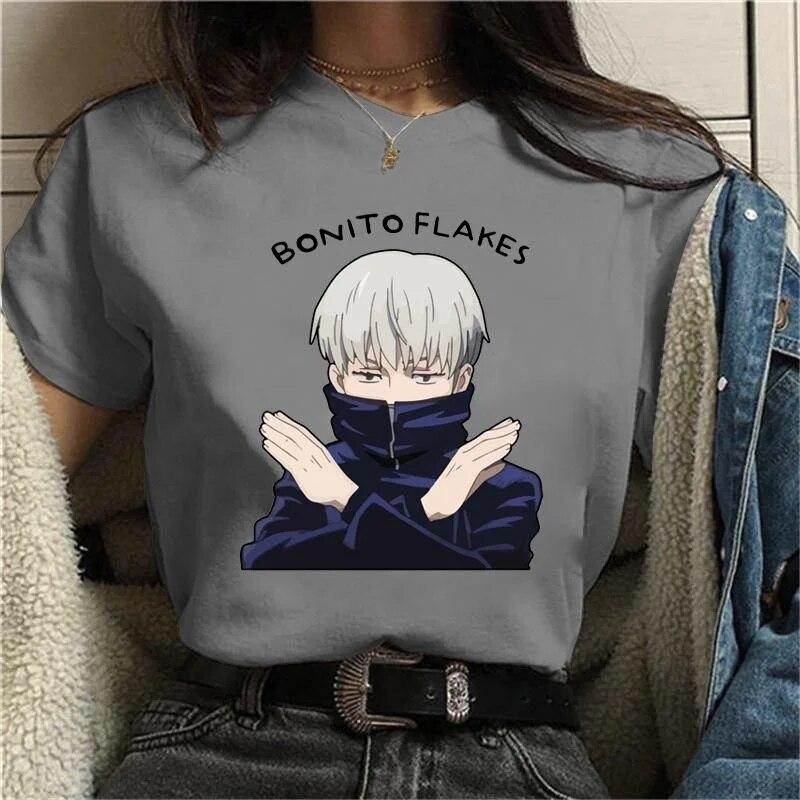 2024 New T-Shirt Funny Inumaki Toge Graphic Print Short Sleeve Fashion Anime Round Neck Summer T-Shirt