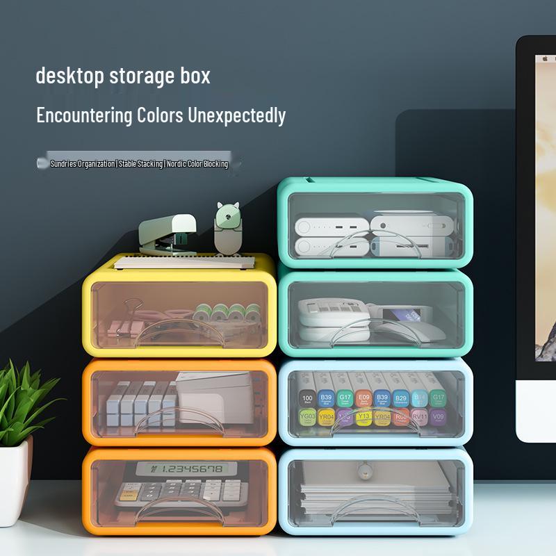 Desktop Drawer Organizer for Cosmetics and Stationery