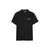 Solid Color Simple Versatile Sports Breathable Short Sleeve Polo Shirt Men Tops Carbon-Black L224M072-0018