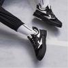 Anta Synthetic Leather Low Top Sneakers Mens Black White 912138060-2