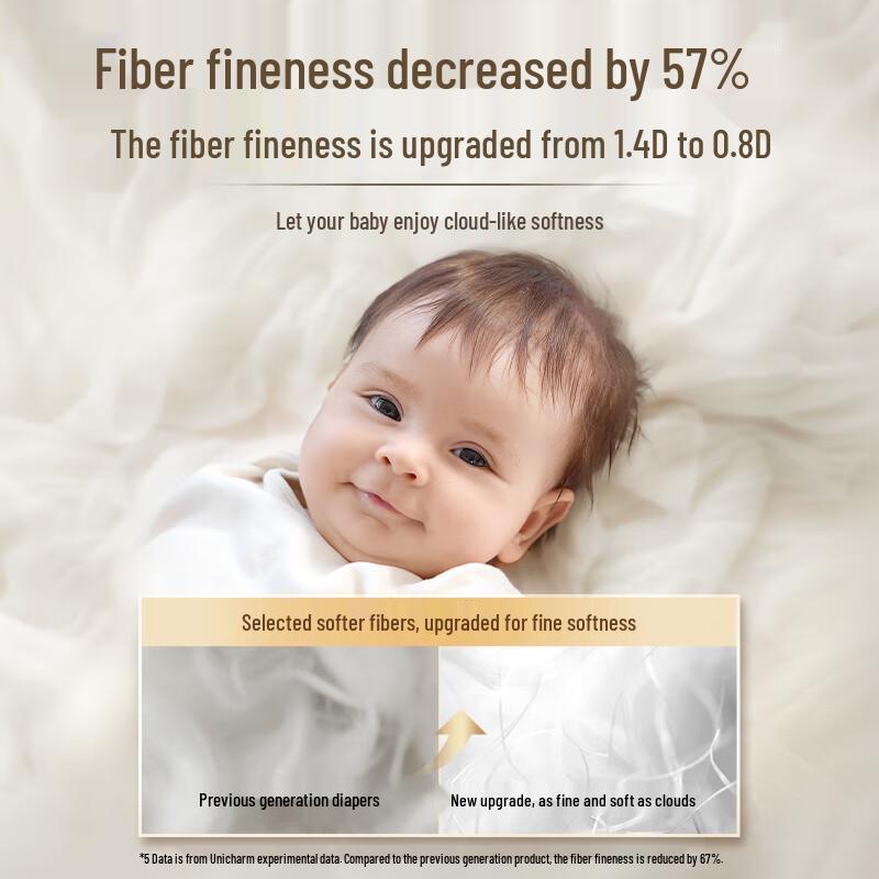 Moony Unicharm Royal Noble Cotton Newborn Diapers