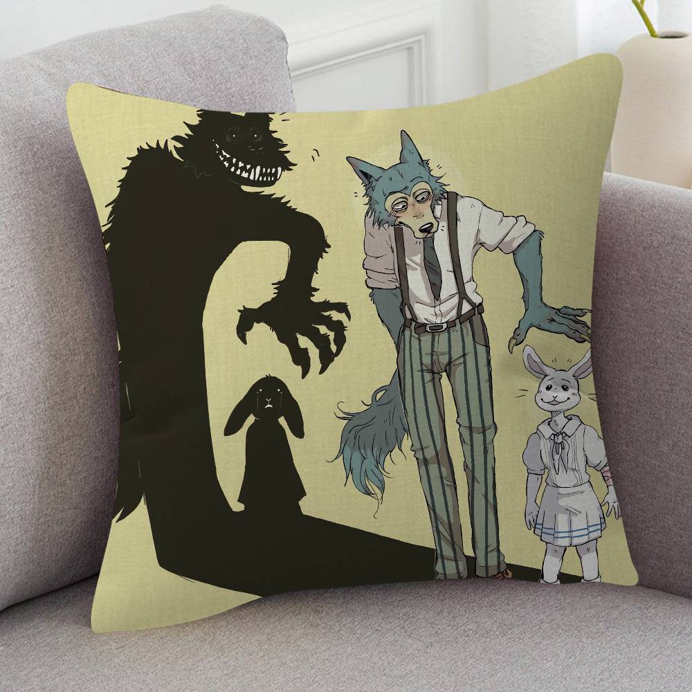 Anime Beastars Game For Cartoon Print Peripheral Pillow Case Cushion Cover Home Decor Birthday Gift Pillowcover